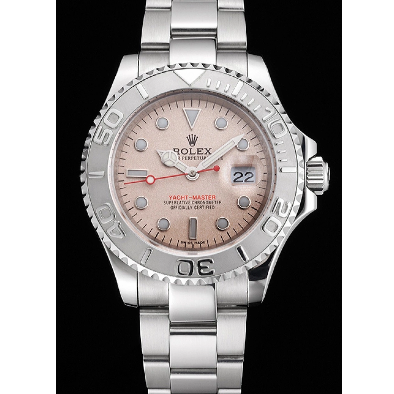 MiroTime 0808 Swiss Rolex Yacht-Master Champagne Dial Stainless Steel Case And Bracelet